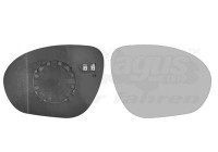 Cristal de espejo, retrovisor exterior 3380838 Hagus