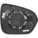 Cristal de espejo, retrovisor exterior 4561229 Diederichs