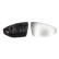 Cristal de espejo, retrovisor exterior 6432814 Alkar