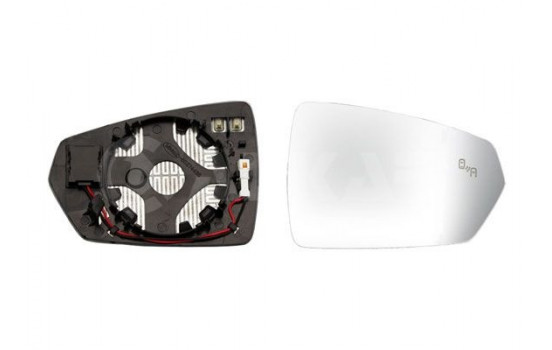 Cristal de espejo, retrovisor exterior 6436744 Alkar