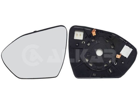 Cristal de espejo, retrovisor exterior 6446758 Alkar