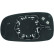 Cristal de espejo, retrovisor exterior 7514026 Diederichs