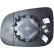 Cristal de espejo, retrovisor exterior 7661224 Diederichs