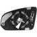 Cristal de espejo, retrovisor exterior 7662126 Diederichs, Miniatura 2