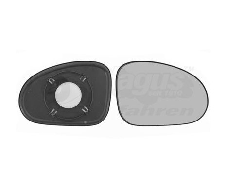 Cristal de espejo, retrovisor exterior 8107832 Hagus