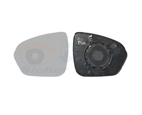 Cristal de espejo, retrovisor exterior *HAGUS* 1557837