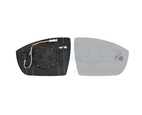 Cristal de espejo, retrovisor exterior *HAGUS* 1802836