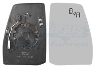 Cristal de espejo, retrovisor exterior *HAGUS* 1989836