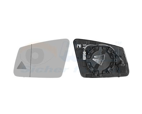 Cristal de espejo, retrovisor exterior *HAGUS* 3044835
