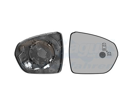 Cristal de espejo, retrovisor exterior *HAGUS* 4084836