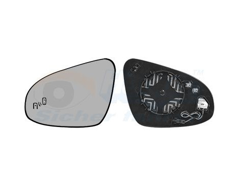 Cristal de espejo, retrovisor exterior *HAGUS* 5411835