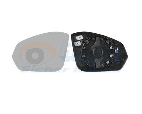 Cristal de espejo, retrovisor exterior *HAGUS* 7633837