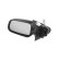 Espejo eléctrico izquierdo negro con calefacción. 0935807 Hagus
