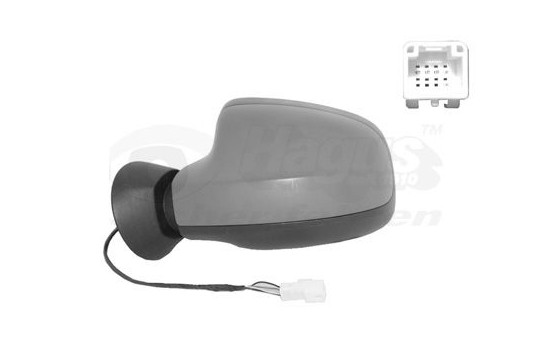 Espejo retrovisor exterior ELÉCTRICO IZQUIERDO Logan/Sandero desde '07 Heat.Pr 1516817 Hagus, Imagen 2