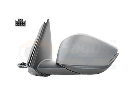 RETROVISOR EXTERIOR CON BOBINA ELÉCTRICA 0989807 Hagus