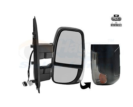 RETROVISOR EXTERIOR CON BOBINA ELÉCTRICA 2818808 Hagus