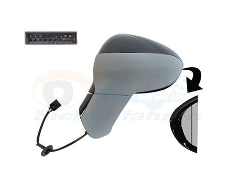 RETROVISOR EXTERIOR CON BOBINA ELÉCTRICA 3872805 Hagus
