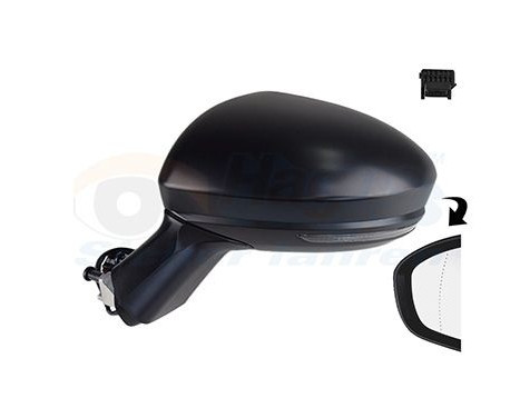 RETROVISOR EXTERIOR CON BOBINA ELÉCTRICA 4422805 Hagus