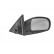 Retrovisor exterior DERECHO COMPLETO No regulable desde DERECHO INTERIOR 5215804 Hagus