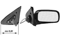 Retrovisor exterior derecho eléctrico 3 puertas 3317806 Hagus