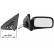 Retrovisor exterior derecho eléctrico 3 puertas 3317806 Hagus