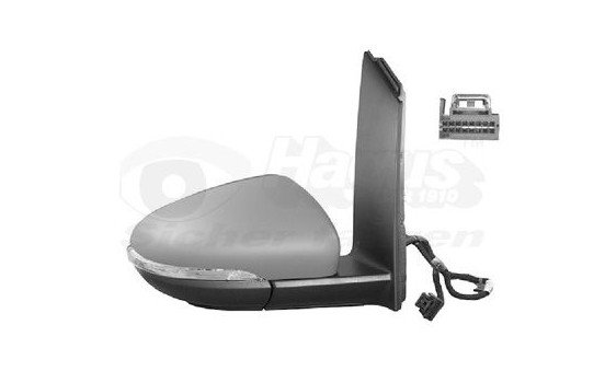 Retrovisor exterior derecho eléctrico con imprimación, calefactable, 11 pines 5735818 Hagus, Imagen 2
