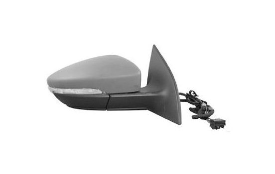 Retrovisor exterior derecho eléctrico con imprimación, calefactable, 6 pines 5849808 Hagus