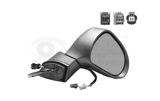 Retrovisor exterior derecho eléctrico Imprimación, Plegable eléctrico. + Temp 4029818 Hagus, Imagen 2