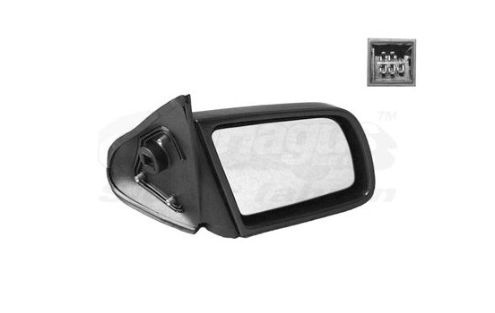 Retrovisor exterior derecho eléctrico NEGRO 3763808 Hagus, Imagen 3