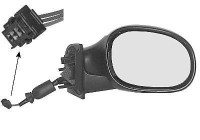 Retrovisor exterior derecho eléctrico no CALEFACTADO con ORIFICIO PARA SENSOR 0925808 Hagus