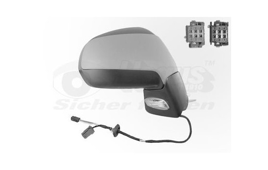 Retrovisor exterior eléctrico derecho 3008 / 5008 09 - Calefactable / Imprimación / Temperatura / 8 pines 4076808 Hagus, Imagen 2