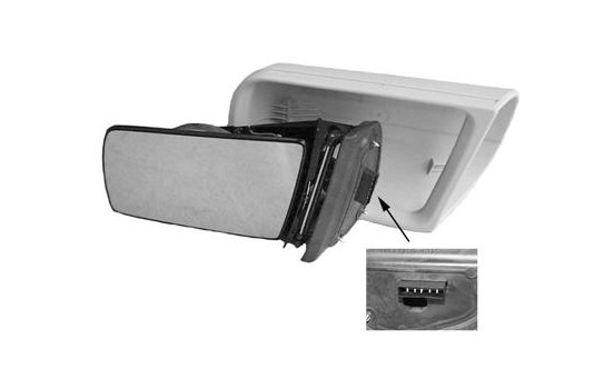 Retrovisor exterior eléctrico izquierdo 4/96-9/99 3031807 Hagus