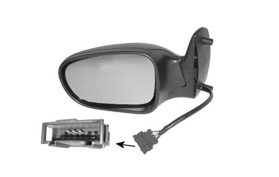 Retrovisor exterior eléctrico izquierdo desde el '98 Calefactable 1868807 Hagus