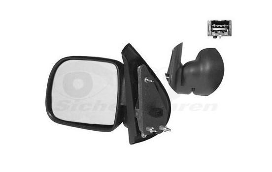 Retrovisor exterior eléctrico izquierdo hasta '01 4310805 Hagus, Imagen 3
