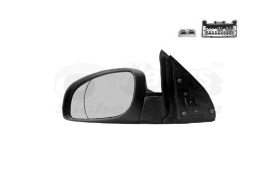 Retrovisor exterior eléctrico izquierdo Imprimación / Térmico / 13 pines 3768827 Hagus, Imagen 2