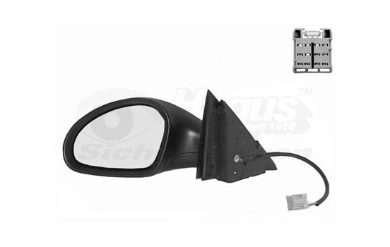 Retrovisor exterior eléctrico izquierdo PRIMER Asférico PLEGABLE 4917819 Hagus, Imagen 2