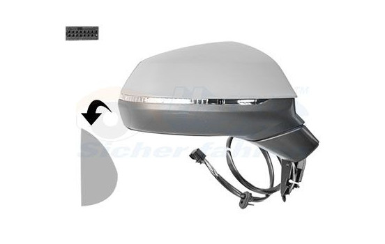 Retrovisor exterior *HAGUS* 0391816, Imagen 2