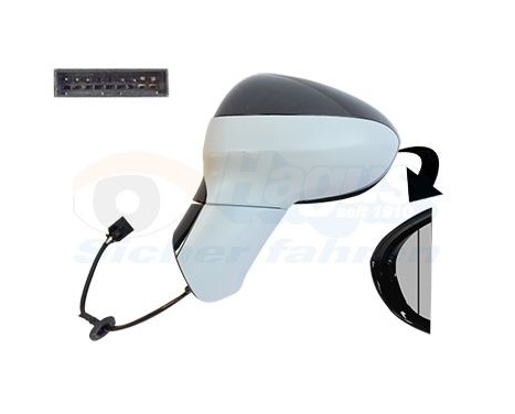 Retrovisor exterior *HAGUS* 3872817 Van Wezel