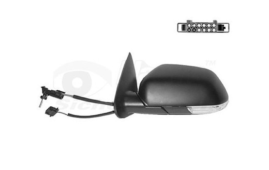 Retrovisor exterior IZQUIERDO COMPLETAMENTE NEGRO + Asfer, 7622803 Hagus, Imagen 2