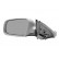 Retrovisor exterior izquierdo eléctrico 10/00+ 3 puertas Asférico 0331807 Hagus