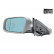 Retrovisor exterior izquierdo eléctrico 10/00+ 3 puertas Asférico 0331807 Hagus, Miniatura 2