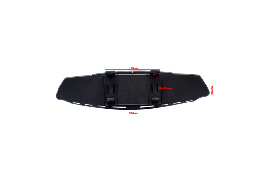 Espejo retrovisor Simoni Racing 350 mm - Negro - con abrazaderas, Imagen 3