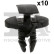 Clip, tira decorativa/protectora