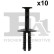 Clip, tira decorativa/protectora
