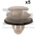 Clip, tira decorativa/protectora