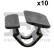 Clip, tira decorativa/protectora