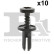Clip, tira decorativa/protectora