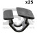 Clip, tira decorativa/protectora