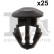 Clip, tira decorativa/protectora