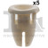 Clip, tira decorativa/protectora